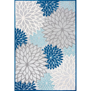 Minori Floral High-low Area Rug